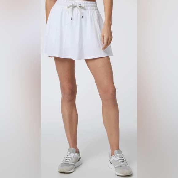 Vuori Clementine Skort White Size L Athletic Tennis Running Skirt - Picture 3 of 12